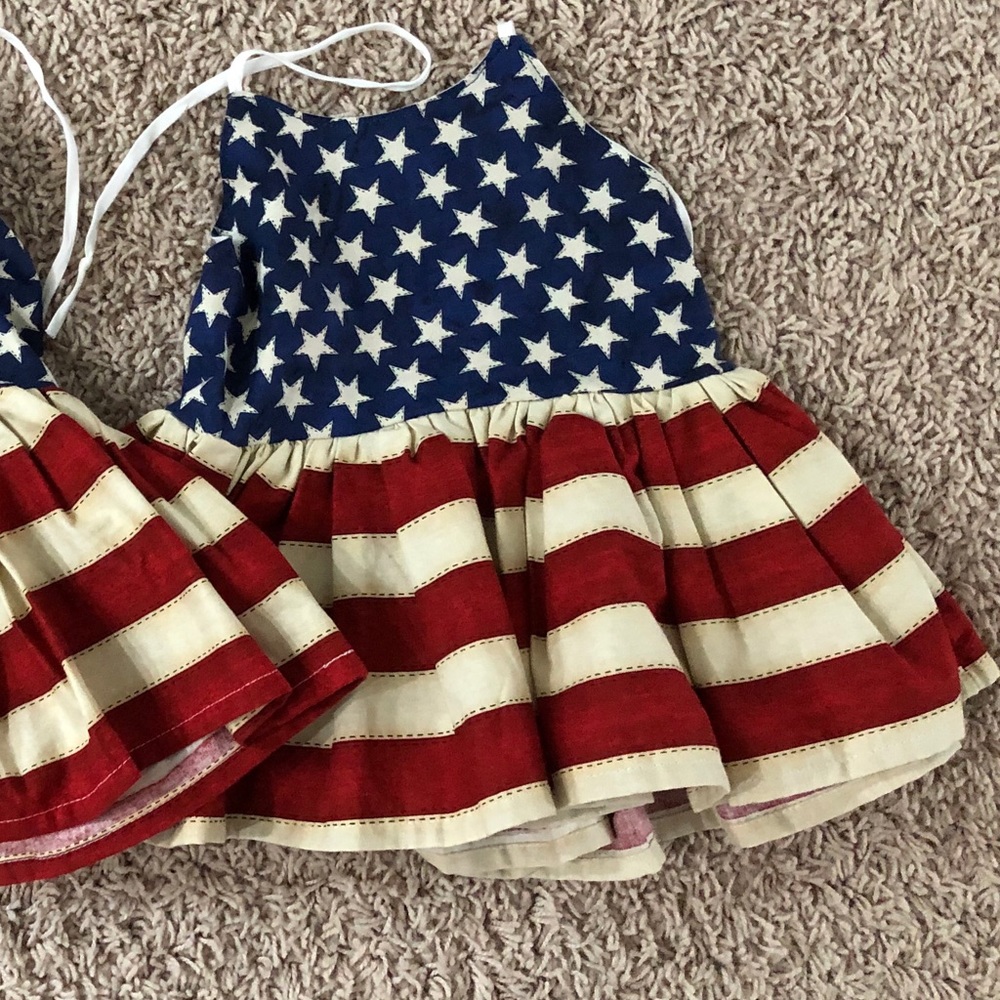 EUC Maddy James Patriotic Dress